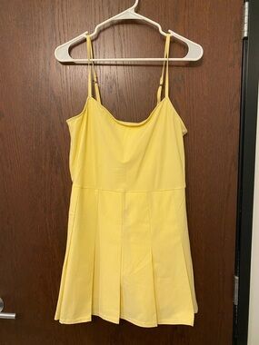 Abercrombie & Fitch Butter Yellow Exercise Dress